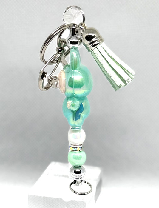 Labubu inspired Key Chain (Green)