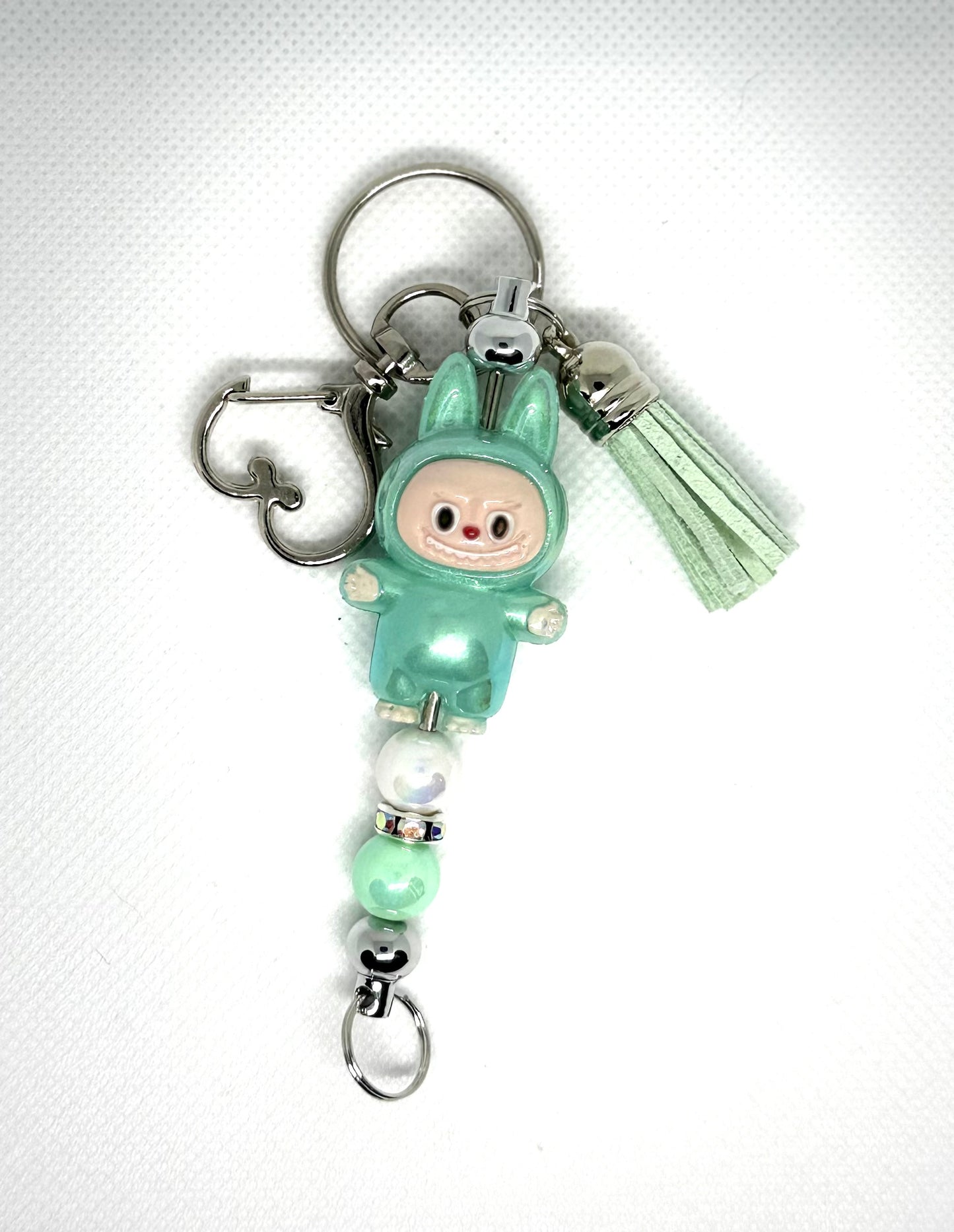 Labubu inspired Key Chain (Green)