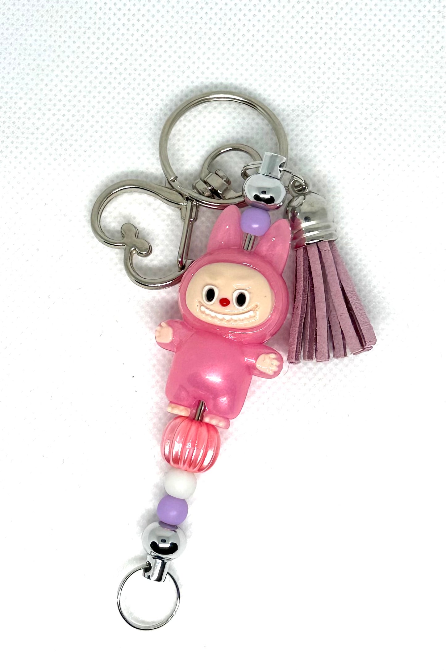 Labubu inspired Key Chain (Pink)