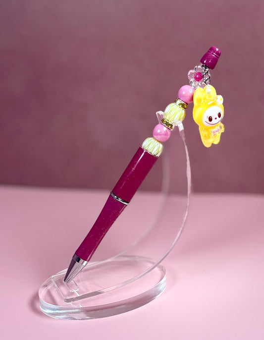 Labubu inspired Pen (Hot Pink)